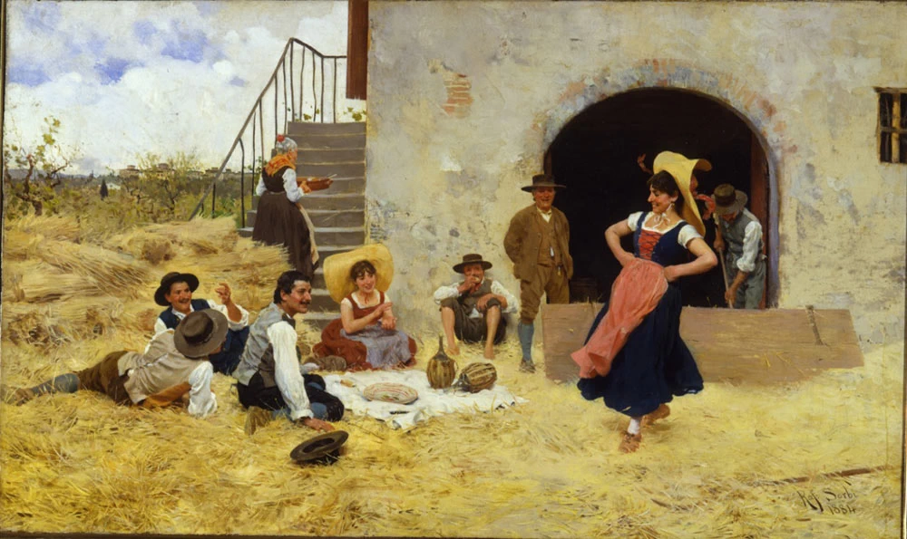 Il ballo nella fattoria (1884) - Museo nazionale della scienza e della tecnologia Leonardo da Vinci